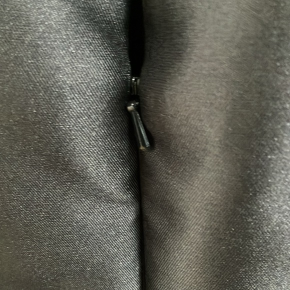 NWT Alfred Sung Formal Striped Skirt Satin Twill Pockets Sleeveless Maxi Dress - Picture 7 of 12